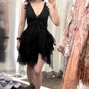 Brand new ZIMMERMANN Rhythmic Fluted tulle mini dress with tag